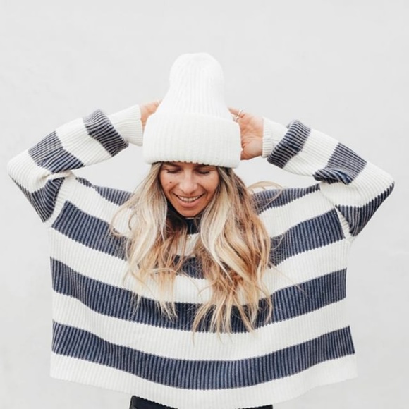 Free People Sweaters - Just My Stripe Pullover